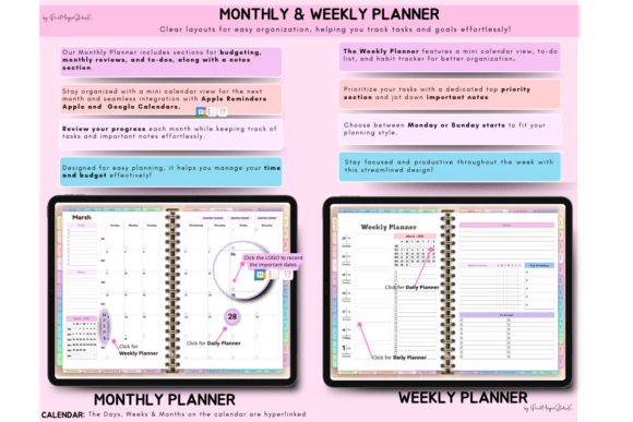 All-in-One Digital Planner | Ultimate Productivity & Organization Tool