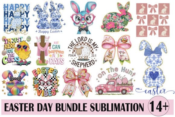 Easter Day Bundle Sublimation | Festive Holiday Design Pack