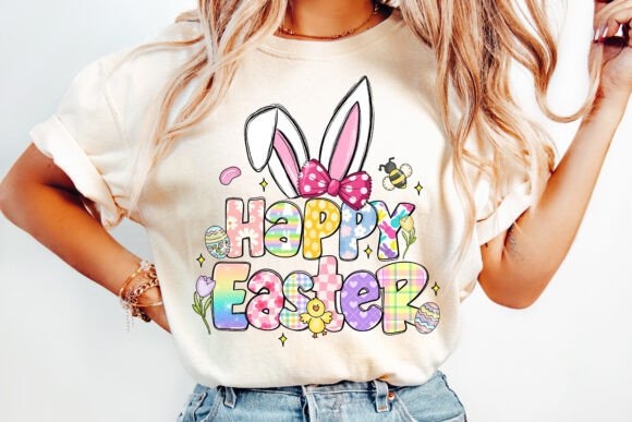 Pastel Happy Easter PNG | Soft & Festive Holiday Design