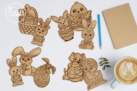 Easter DIY Paint Kit | Laser Cut Craft for Kids | Fun and Creative Easter Activity