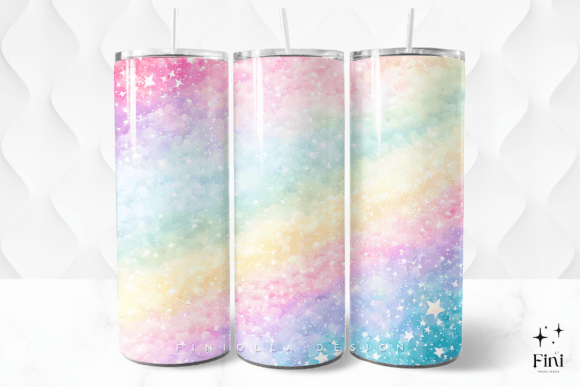 Pastel Rainbow Unicorn Backgrounds | Dreamy and Magical Designs for Crafts