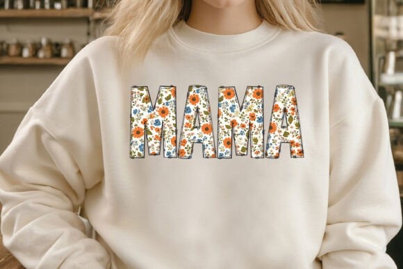 Boho Floral Mama PNG & Retro Mama Flower - Beautiful Designs for Every Mama