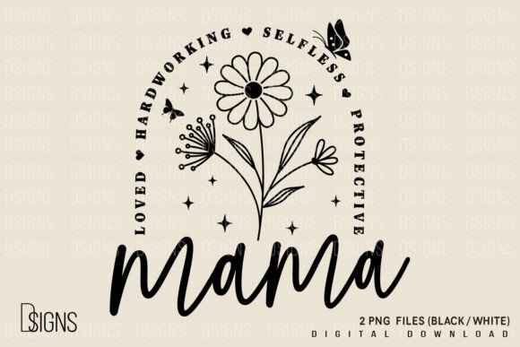 Mother's Day Mama Boho Flowers Mom - Beautiful & Meaningful Design