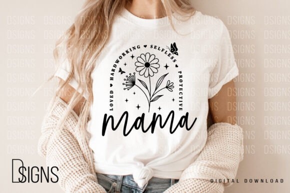 Mother's Day Mama Boho Flowers Mom - Beautiful & Meaningful Design