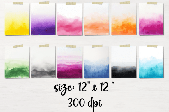 12 Colorful Ombre Backgrounds – Vibrant Gradient Designs for Creative Projects