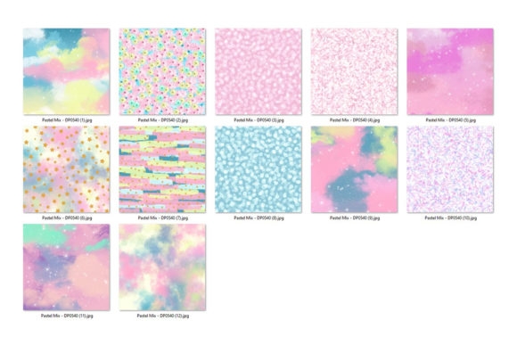 Pastel Mix Backgrounds – Soft and Elegant Gradient Designs for Creative Projects