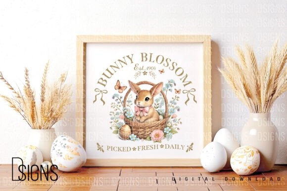 Vintage Easter Bundle | Rabbit & Bunny Sign Designs