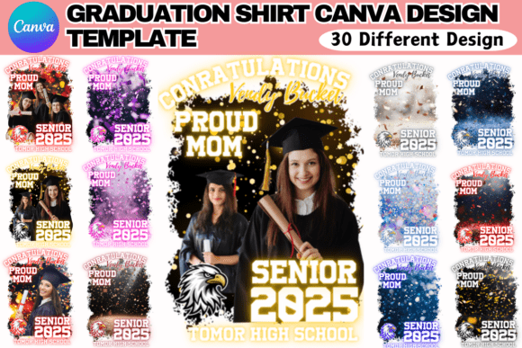 2025 Graduation Canva Editable Template | Custom Grad Design