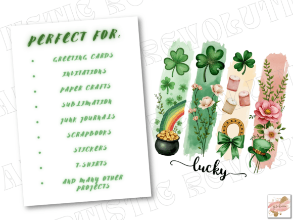 Brushstroke St. Patrick’s Png Lucky Png