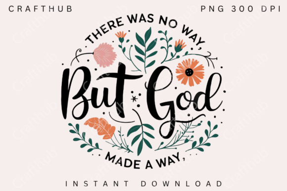 But God PNG, Christian Sublimation PNG