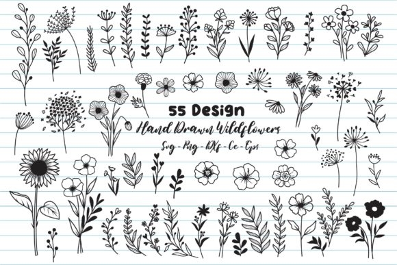 Flower SVG Bundle | Versatile Floral Design Pack