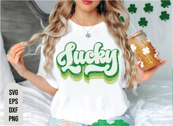 Lucky SVG | St Patrick's Day Clover Design