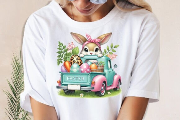 Personalized Easter PNG | Easter Truck Design