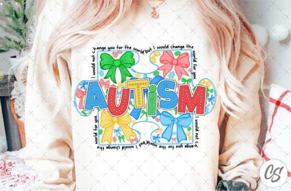 Autism PNG Design Puzzle – Autism Coquette Graphic for Support & Awareness