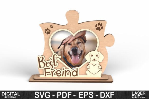 Pet Photo Frame Bundle – Laser Cut Designs for Your Furry Friends