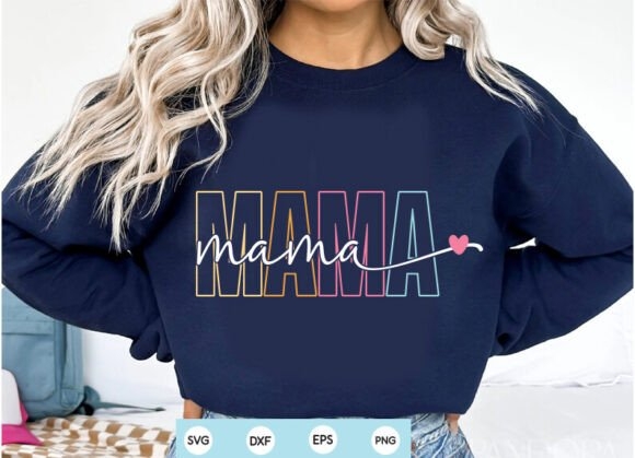 Mama Svg, Mom T-Shirt