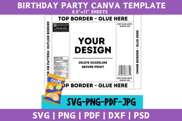 Birthday Party Favor Templates – Customizable Designs for Unique Party Gifts