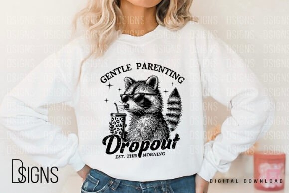 Funny Mother's Day Mama Retro Raccoon – Quirky and Cute Mama T-Shirt Design