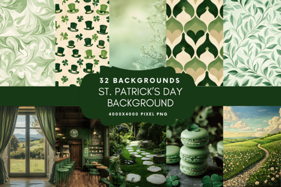 St. Patrick’s Day Backgrounds – Festive Designs for DIY Projects and Crafts