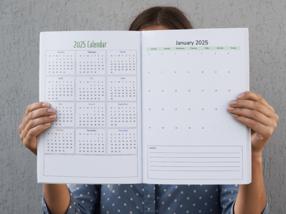 2025 Vision Board Planner – Canva Template for Goal Setting & Inspiration