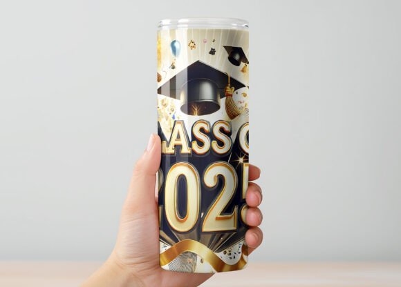 Senior Graduation Class of 2025 Tumbler – Custom Design for Graduation Celebrations