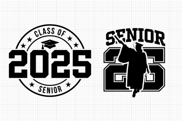 Senior 2025 Svg Bundle ,Graduation SVG